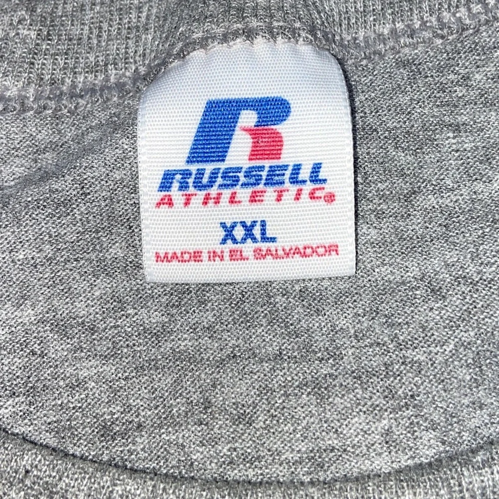 Vintage Georgia Tech Yellow Jackets Russell Athletic T-Shirt Men's XXL Gray